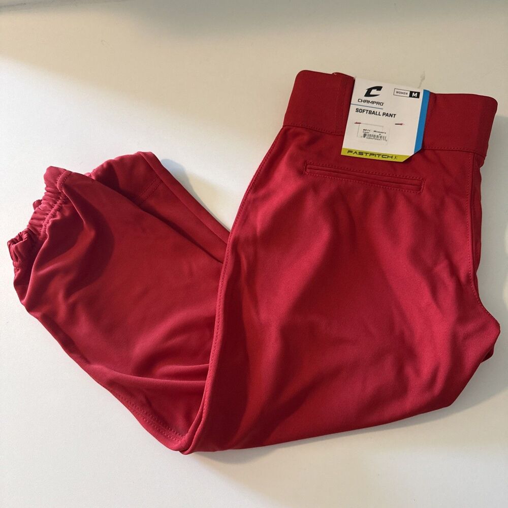 Champro Softball Pants Fastpitch Red Women's Medium NWT